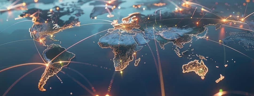 Digital corridors: charting international trade